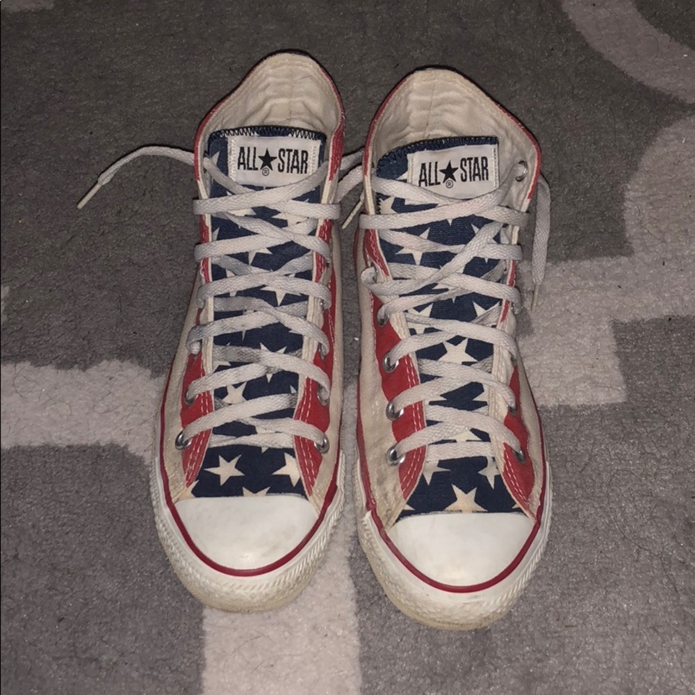 Vintage American flag converse